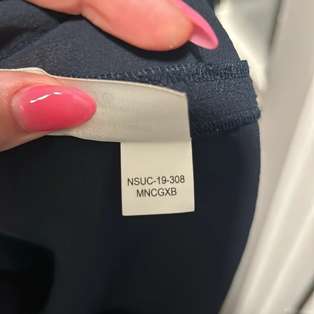 M.M. Lafleur The Marilyn Dress Stretch Linen Blue - Picture 8 of 12